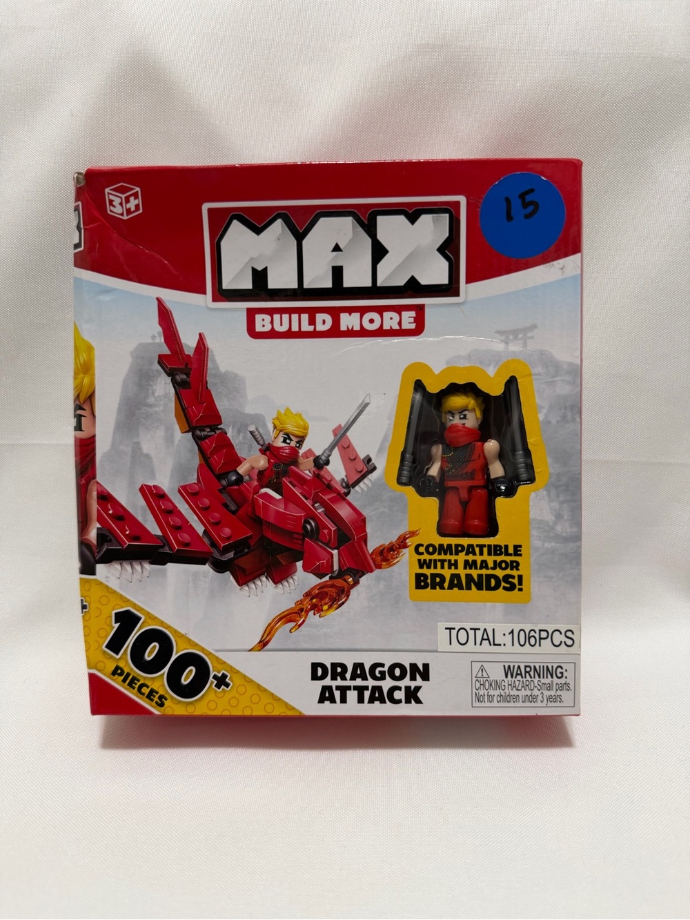 Build More Red Dragon Attack Building Set - 106 Pieces